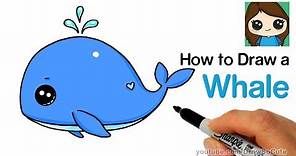 How to Draw a Baby Whale Cute and Easy