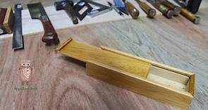 木工DIY 收納盒 | 滑蓋式木盒 | SLIDE LID WOODEN BOX | woodworking #016