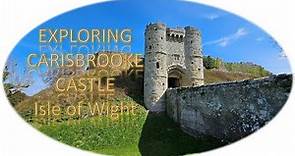 Exploring historic Carisbrooke Castle in the beautiful Isle of Wight! 🏰 #travel #history #adventure