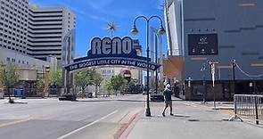 Reno Nevada Walking Downtown