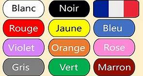 How to say colors in French - Colores en Francés - Learn French with Tama