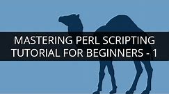 PERL Tutorial - 1 | PERL Tutorial for Beginners - 1 | Perl Scripting Language Tutorial | Edureka