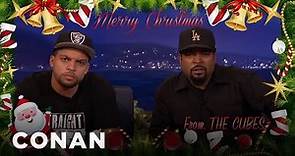 The Ice Cube Family Christmas Card | CONAN on TBS
