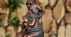 Mermaid Gnome Garden Statue