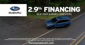 2024 Subaru Forester Deals at Fairway!