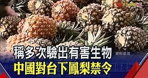 亂找理由打壓?中國稱台灣鳳梨驗出介殼蟲 3/1起暫停進口│非凡財經新聞│20210226