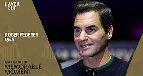 LIVE | Roger Federer Q&A | Laver Cup 2023