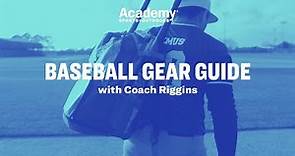 Baseball | Gear Guide with Coach Riggins