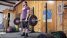 How to conventional deadlift- Cailer Woolam