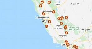 Interactive Map: Fires burning now in California