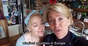 Fracking: Emma and Sophie Thompson have been baking up a plan...
