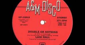 LANI HALL - Double or nothing