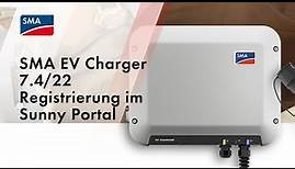 SMA EV Charger 7.4/22 Registrierung im Sunny Portal