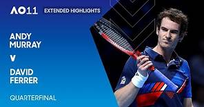 Andy Murray v David Ferrer Extended Highlights | Australian Open 2011 Quarterfinal