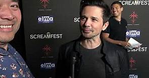 Freddy Rodriguez Carpet Interview at Screamfest 2023 for Divinity