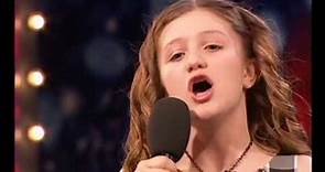 CHLOE HICKINBOTTOM(10) WOWS AUDIENCE ON BRITAIN'S GOT TALENT