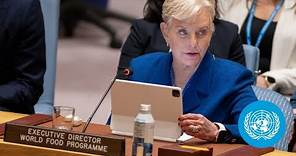 Cindy McCain: World Food Programme Public-Private Partnerships | Security Council | United Nations