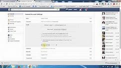 How to change your "Email Address (Primary Email)" in Facebook 2015