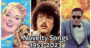 Top 100 Novelty Songs 1953-2023