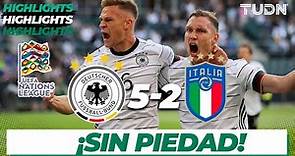 HIGHLIGHTS | Alemania 5-2 Italia | UEFA Nations League 2022 - J4 | TUDN