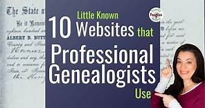 10 Little-Known Free Genealogy Websites Professionals Use