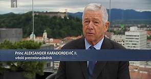Crown Prince Alexander interview with Slovenia Television