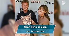 Sean Penn se casa en secreto con su novia, 32 años menor
