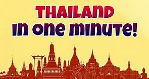 10 Fun Facts about Thailand in ONE MINUTE!