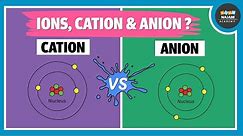 what is an Ion? | Cation and Anion | Chemistry