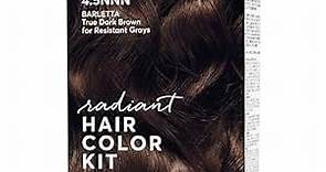 Madison Reed Radiant Hair Color Kit, Dark Brown for 100% Coverage of Resistant Gray Hair, Ammonia-Free, 4.5NNN Barletta Brown, Permanent Hair Dye, Pack of 1