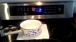 Samsung induction range with convection oven, review
