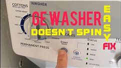 ✨ GE WASHER DOESN'T SPIN - FAST Easy FIX ✨