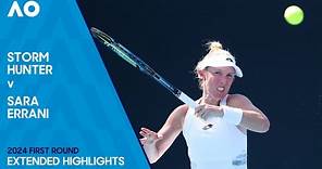 Storm Hunter v Sara Errani Extended Highlights | Australian Open 2024 First Round