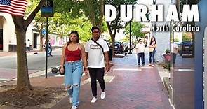 Walking around Downtown Durham in North Carolina【4K】