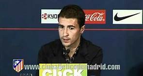 Presentación de Gabi por el Atlético de Madrid