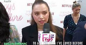 Emilija Baranac at the "To All the Boys I've Loved Before" premiere