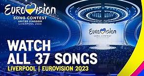 Eurovision Official Roundup: All 37 Songs Of Eurovision 2023 | #UnitedByMusic