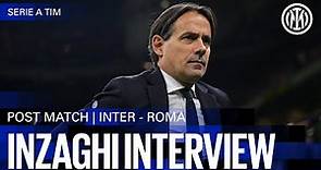 SIMONE INZAGHI INTERVIEW | INTER 1-0 ROMA 🎙️⚫🔵