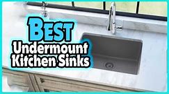 🔶Top 5: Best Undermount Kitchen Sinks In 2023 🏆 [ Best Low divide Undermount Kitchen Sink ]