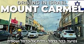 ISRAEL • Drive through Druze towns on Mount Carmel 🇮🇱 ❤️