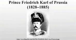Prince Friedrich Karl of Prussia (1828–1885)
