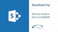 SharePoint tip: How to create a form in InfoPath