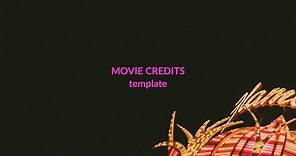 Movie Credits Template
