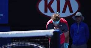 Rafa Nadal's routines - 2014 Australian Open