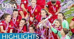 2017 UEFA Women's Under-19 final highlights - Spain v France