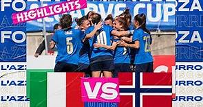 Highlights: Italia-Norvegia 2-1 - Femminile (20 febbraio 2022)