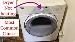 Whirlpool Dryer not heating or drying clothes- Most common causes!