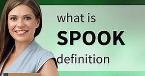 Spook | what is SPOOK definition