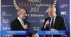 Premio Italia Informa 2023: Intervista a Luigi Ferraris, AD del Gruppo Ferrovie dello Stato Italiane
