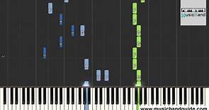 [琴譜版] 任然 - 飛鳥和蟬 - Piano Tutorial 鋼琴教學 [HQ] Synthesia